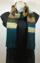 Load image into Gallery viewer, Wool Mix Stripe Scarf