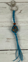Load image into Gallery viewer, Macrame Stone Holder Key Ring