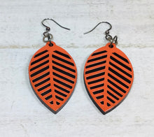 Load image into Gallery viewer, Leaf Wooden Earring NEV

