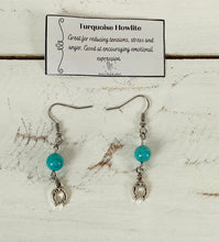 Load image into Gallery viewer, Turquoise Howlite Earrings by Nev
