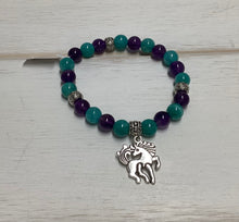 Load image into Gallery viewer, Turquoise Howlite Bracelet by Nev
