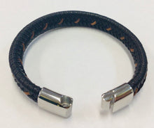 Load image into Gallery viewer, Leather Wrist Band/Bracelet Slide Clasp
