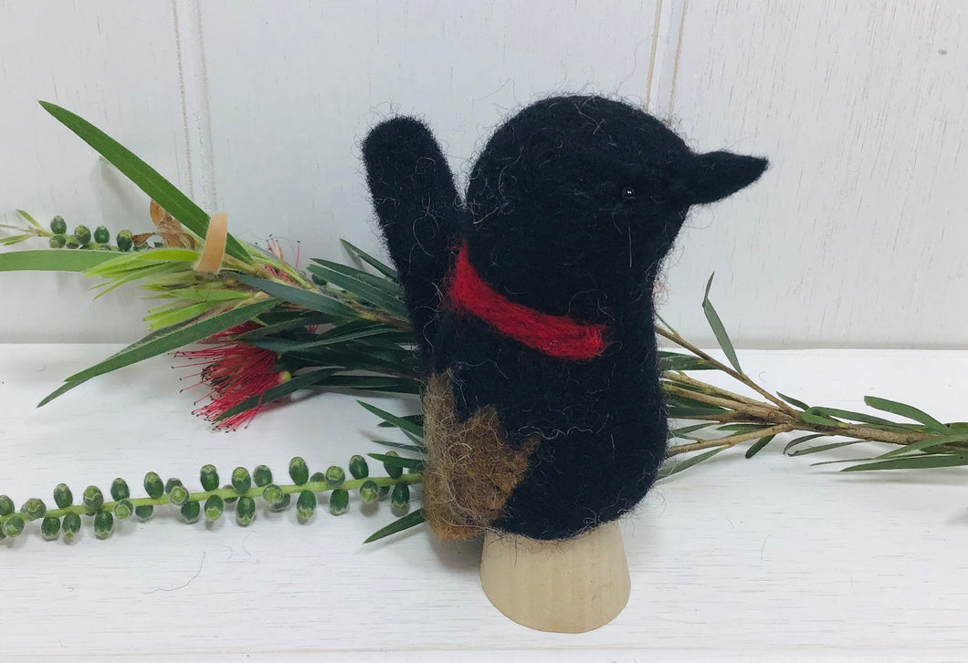 Bird Wool Felt Finger Puppets
