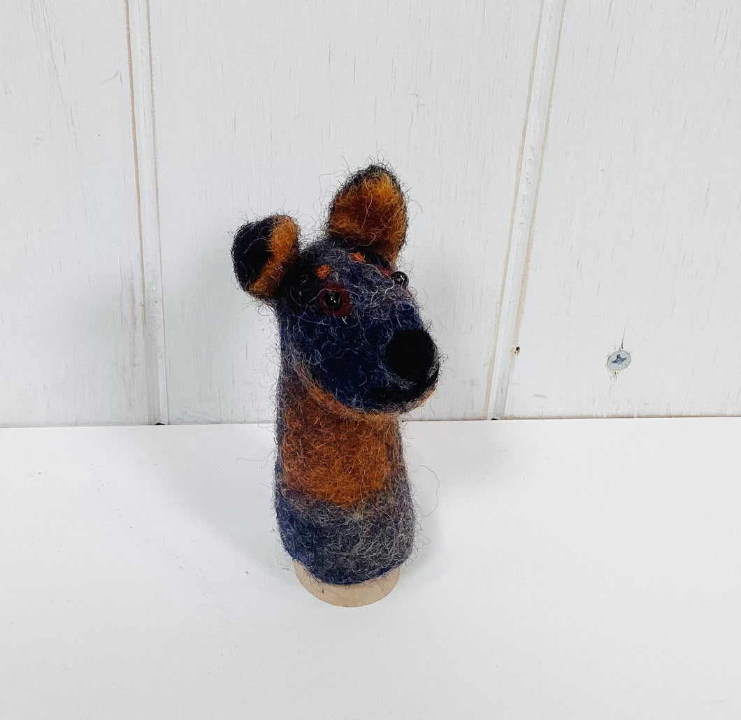 Land Animal Wool Felt Finger Puppets