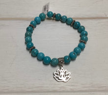 Load image into Gallery viewer, Turquoise Howlite Bracelet by Nev
