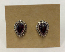 Load image into Gallery viewer, Sterling Silver Stud Gemstone Earrings
