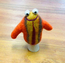 Load image into Gallery viewer, Monster Wool Finger Puppet
