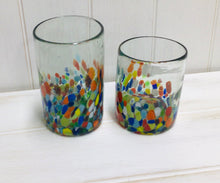 Load image into Gallery viewer, Mexican Glass Painted Tumbler
