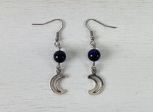 Load image into Gallery viewer, Purple Tiger Eye Earrings by Nev
