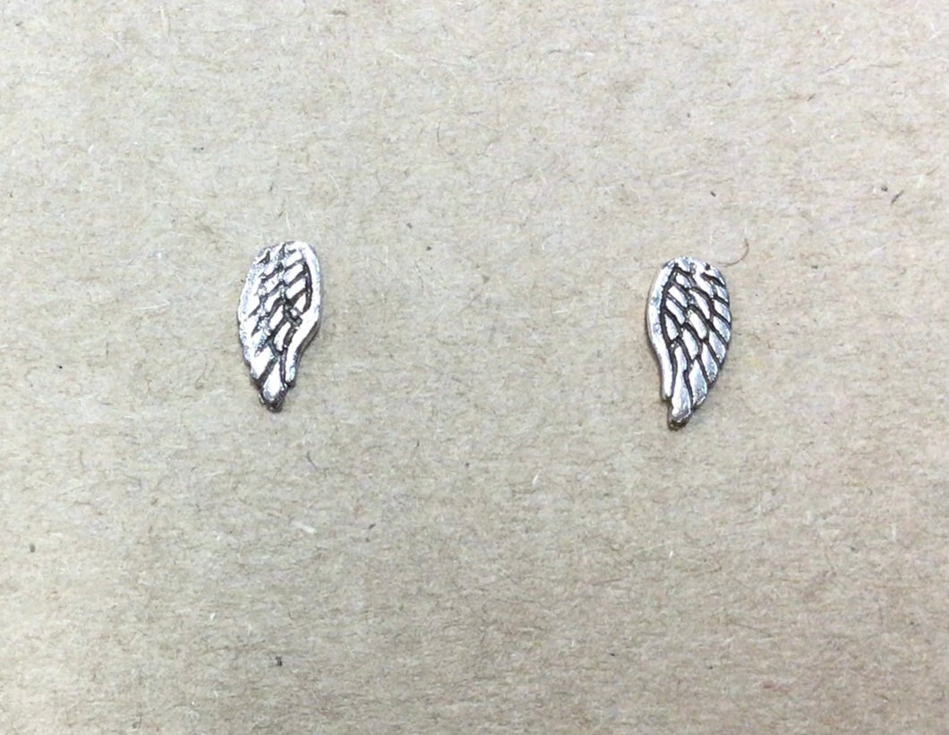 Sterling Silver  Wings Stud earrings