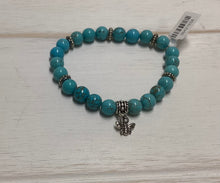 Load image into Gallery viewer, Turquoise Howlite Bracelet by Nev
