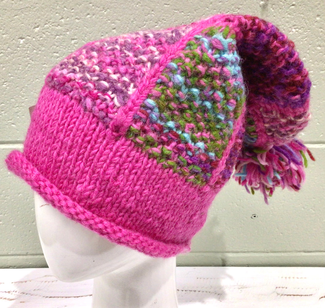 Large Slouch Beanie Multicoloured