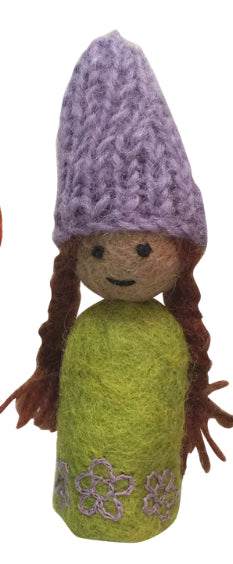 Wool Felt Forest Folk Finger Puppets