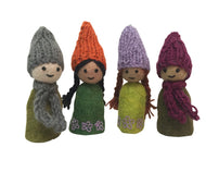 Wool Felt Forest Folk Finger Puppets