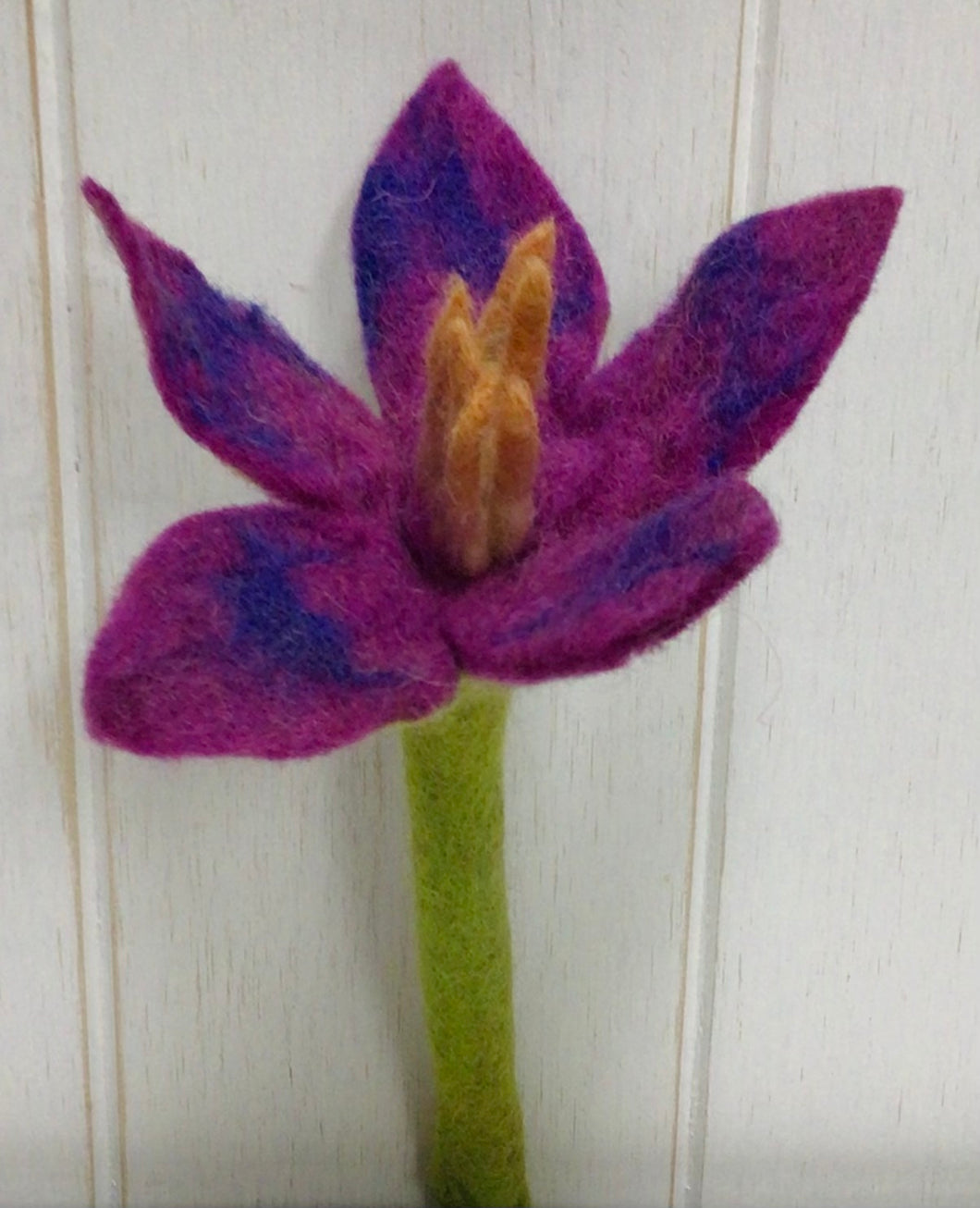Single Stem Wool Felt Flower