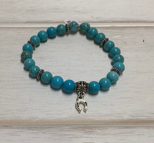 Load image into Gallery viewer, Turquoise Howlite Bracelet by Nev
