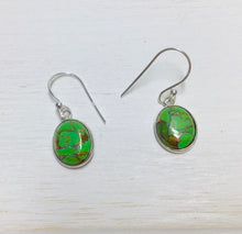 Load image into Gallery viewer, Small Mohave Oval Earrings
