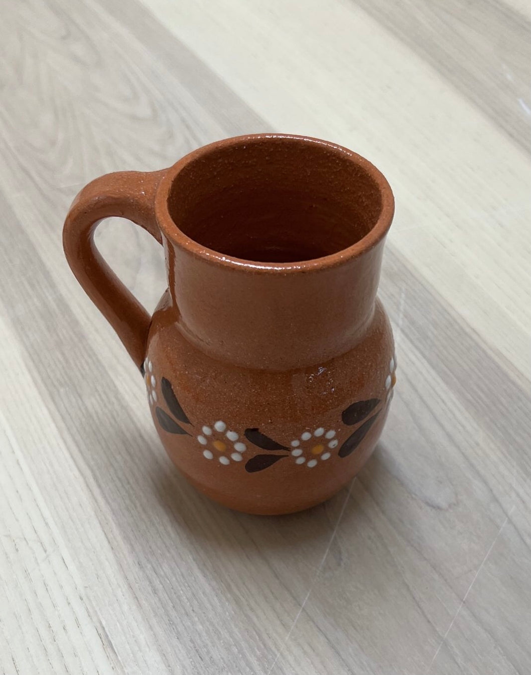 Terracotta Daisy Mug