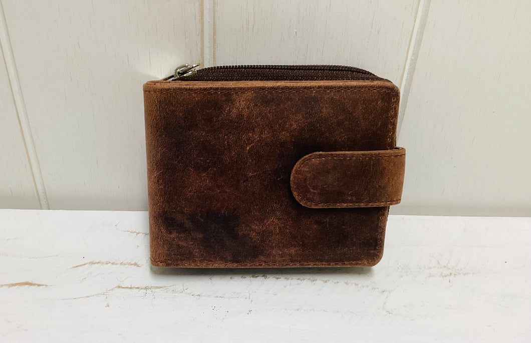 Buffed Leather Wallet