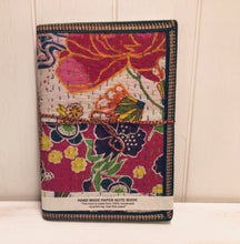 Load image into Gallery viewer, Kantha Stitched Fabric  Cover Journal
