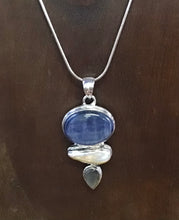 Load image into Gallery viewer, Bianca Mixed Stone Pendant Necklace
