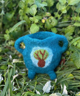 Wool Felt Blue Cauldron