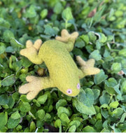 Wool Felt Green Frog