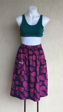 Load image into Gallery viewer, Marni Navy Pink Pineapple Skirt
