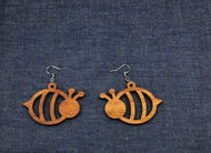 Rosewood Bee Earrings by Nev