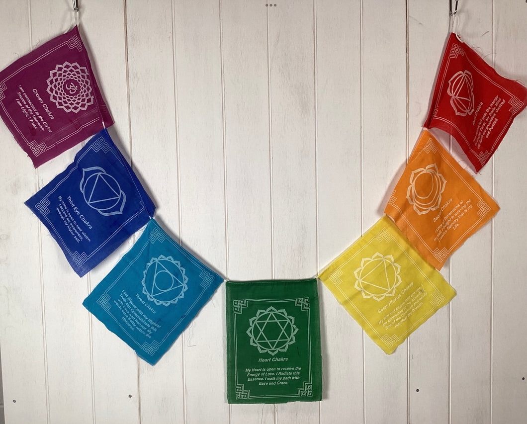 Chakra Affirmation Flags