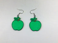 Apple  Wooden Earrings NEV