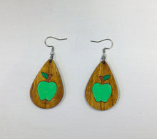 Load image into Gallery viewer, Tear Drop Fruit Wooden Earrings NEV
