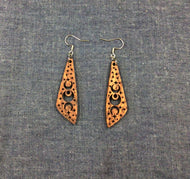 Rosewood Moon Phase Earrings by Nev