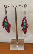 Load image into Gallery viewer, Diamond shape beaded earrings
