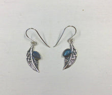 Load image into Gallery viewer, Leaf Scroll  Sterling Silver Earrings
