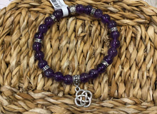 Load image into Gallery viewer, Amethyst Bead Bracelet by Nev
