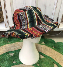 Load image into Gallery viewer, Cotton Gheri  Stripe Hat
