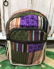 Load image into Gallery viewer, Gheri Patchwork/Printed Back Pack
