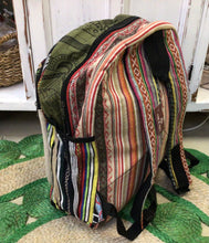 Load image into Gallery viewer, Gheri Patchwork/Printed Back Pack
