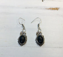 Load image into Gallery viewer, Lena Oval and Leaf Earrings
