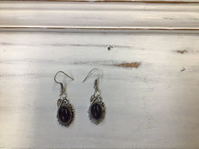 Load image into Gallery viewer, Lena Oval and Leaf Earrings
