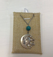 Load image into Gallery viewer, Sun and Moon Necklace by Nev
