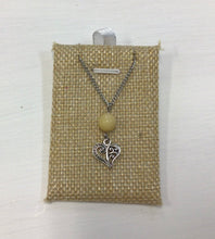 Load image into Gallery viewer, Heart Scroll  Necklace by Nev
