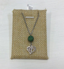 Load image into Gallery viewer, Heart Scroll  Necklace by Nev

