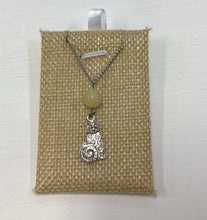 Load image into Gallery viewer, Scroll Cat  Necklace by Nev
