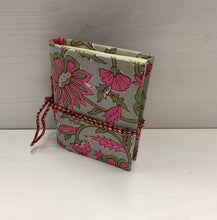 Load image into Gallery viewer, Small Fabric Patterned Cover Note Book 7.5cm x 10cm
