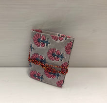 Load image into Gallery viewer, Small Fabric Patterned Cover Note Book 7.5cm x 10cm
