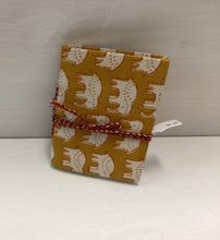 Load image into Gallery viewer, Small Fabric Patterned Cover Note Book 7.5cm x 10cm
