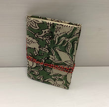 Load image into Gallery viewer, Medium Fabric Patterned Cover Note Book 9cm x 12cm
