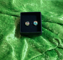 Load image into Gallery viewer, Dichroic Stud Nev Earrings
